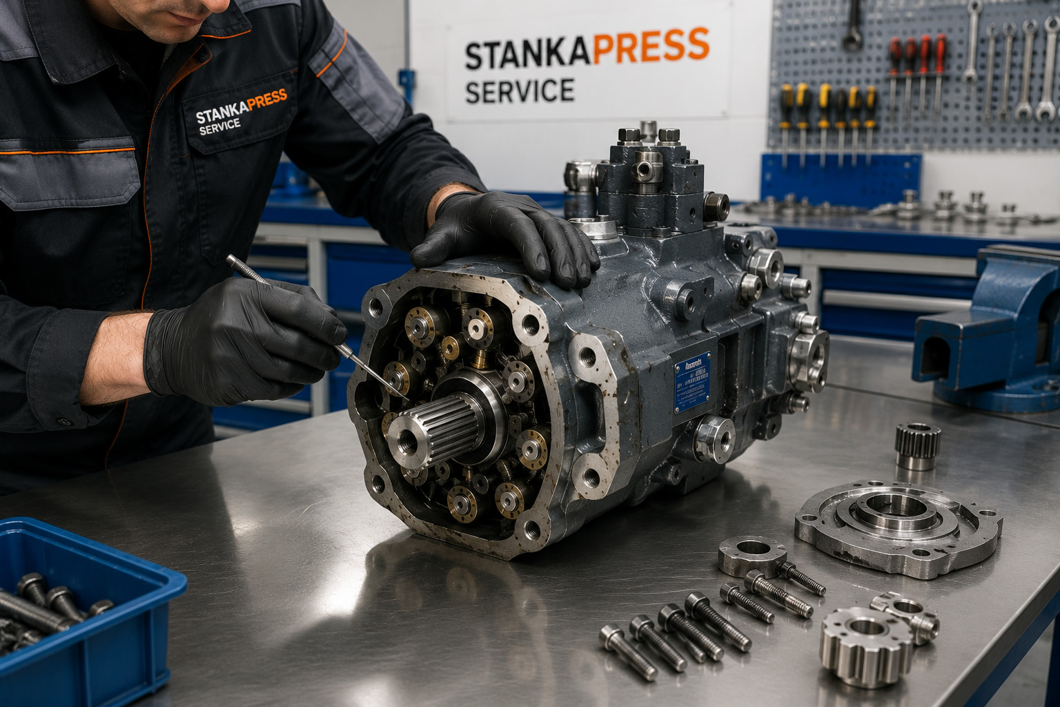 Ремонт гідравлічного насоса Rexroth — Stanko Press Service